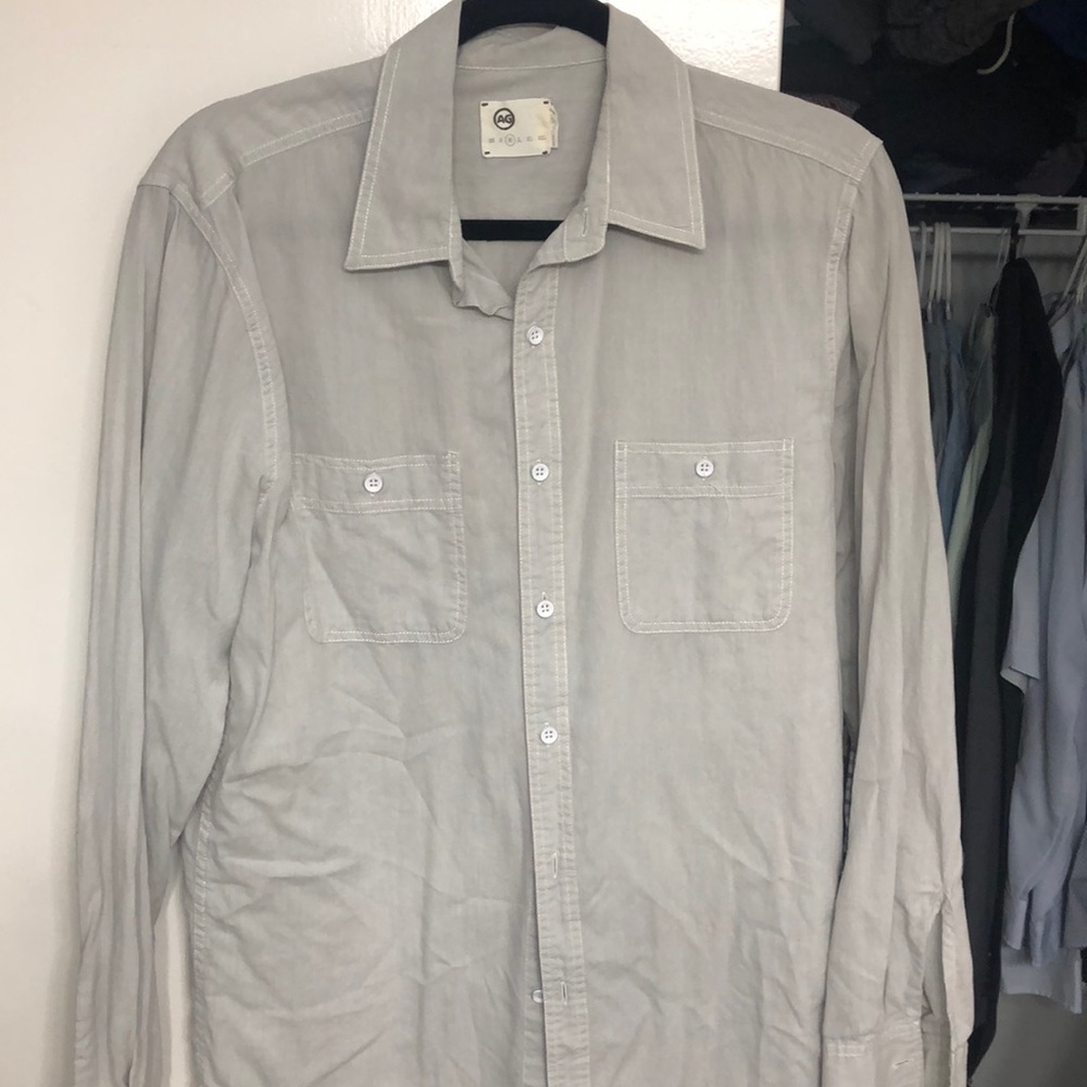 Ghost white button up